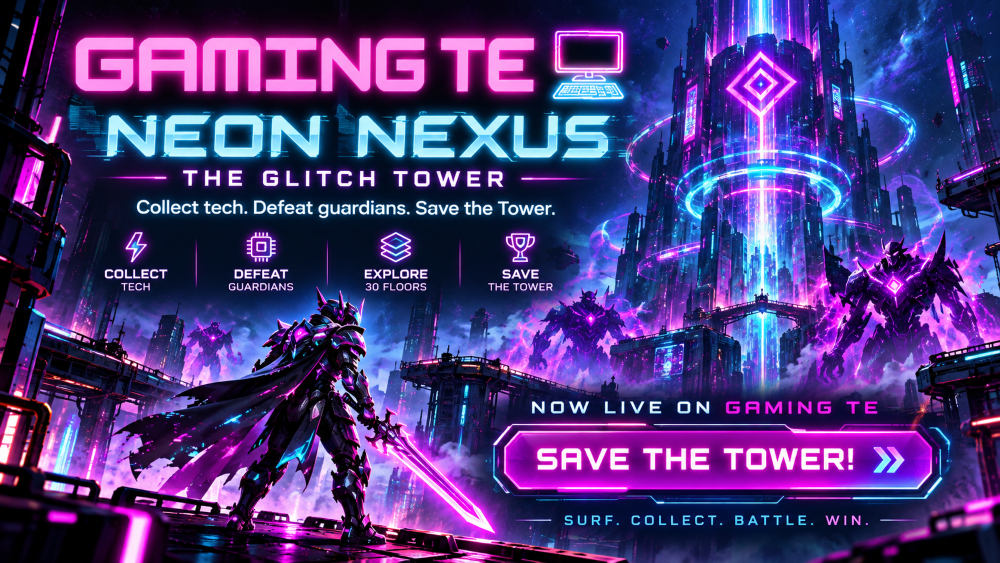 GamingTE - Neon Nexus: The Glitch Tower